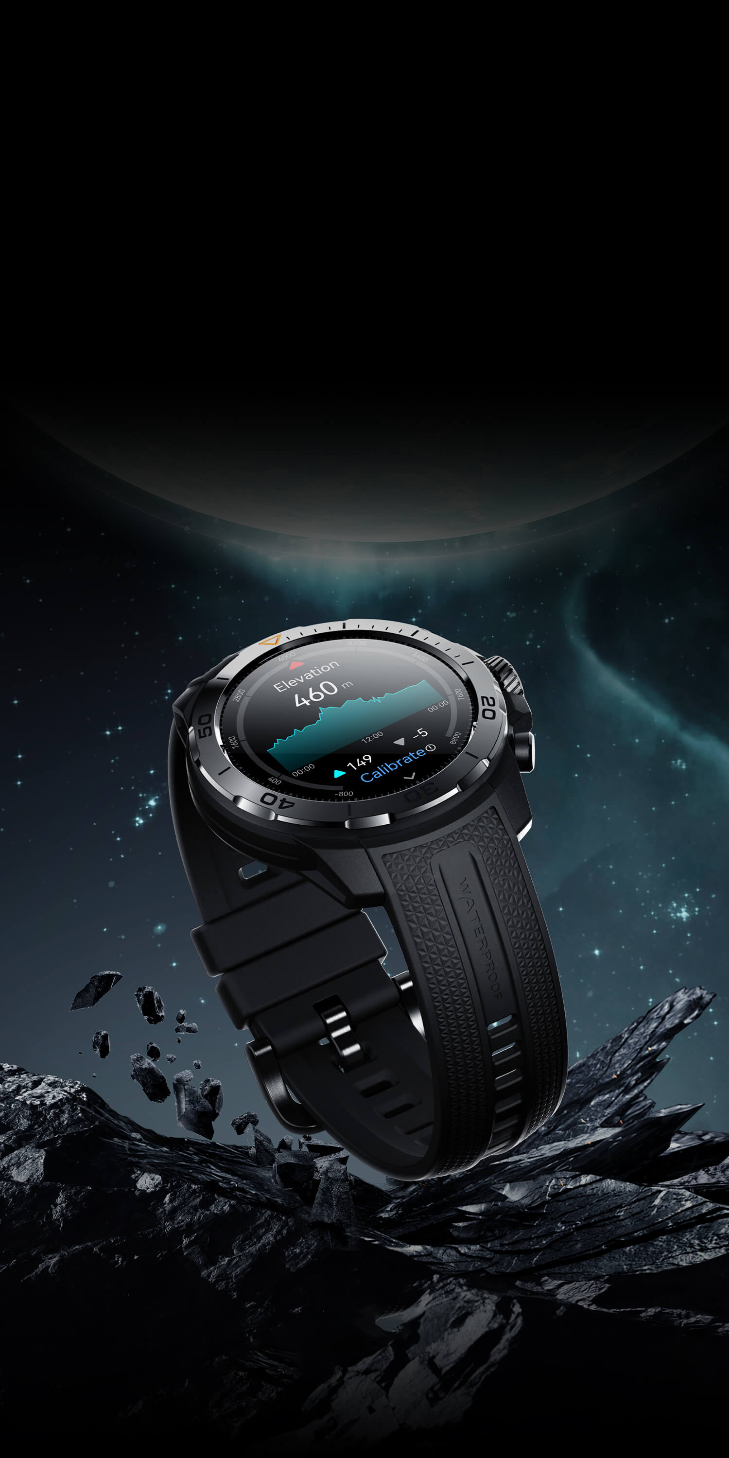 More Senses  Fearless Wilderness
Explore the wilderness with a built-in compass and barometric altitude sensor that displays your current heading, altitude and barometric pressure.
Compass/ Altitude/ Height/ Water depth